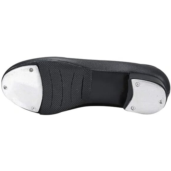 Unisex PU Leather/Patent Ribbon Tie Tap Shoe Dance Shoes for Women and Men - Picture 5 of 6